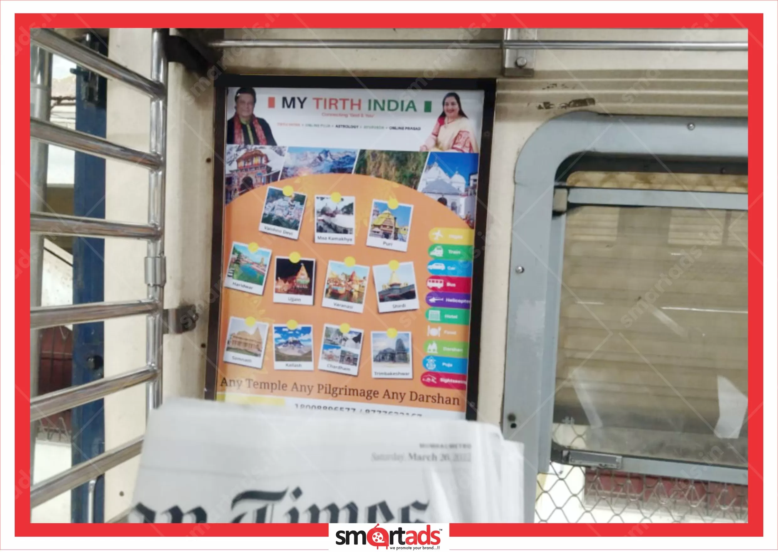Tirth India Train Inside