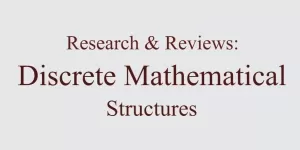 Research & Reviews Discrete Mathematical Structures Advertising