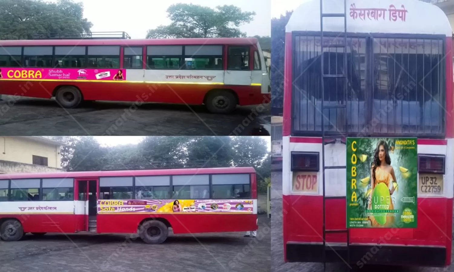 Non-Traditional Media Bus Advertising in Aligarh