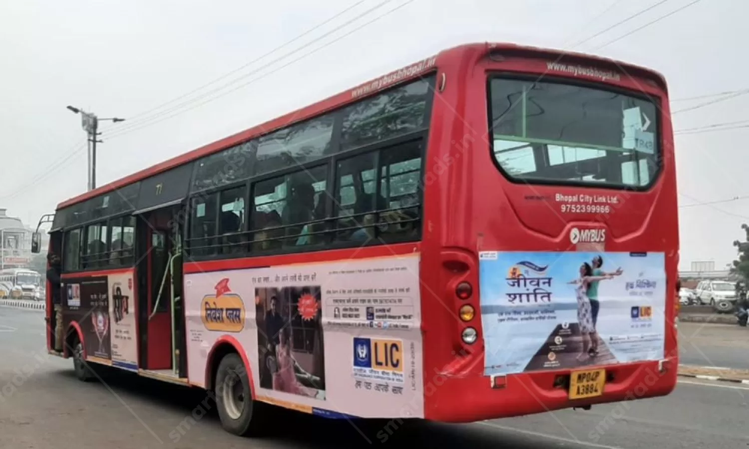 Non-Traditional Media Bus Advertising in Jabalpur