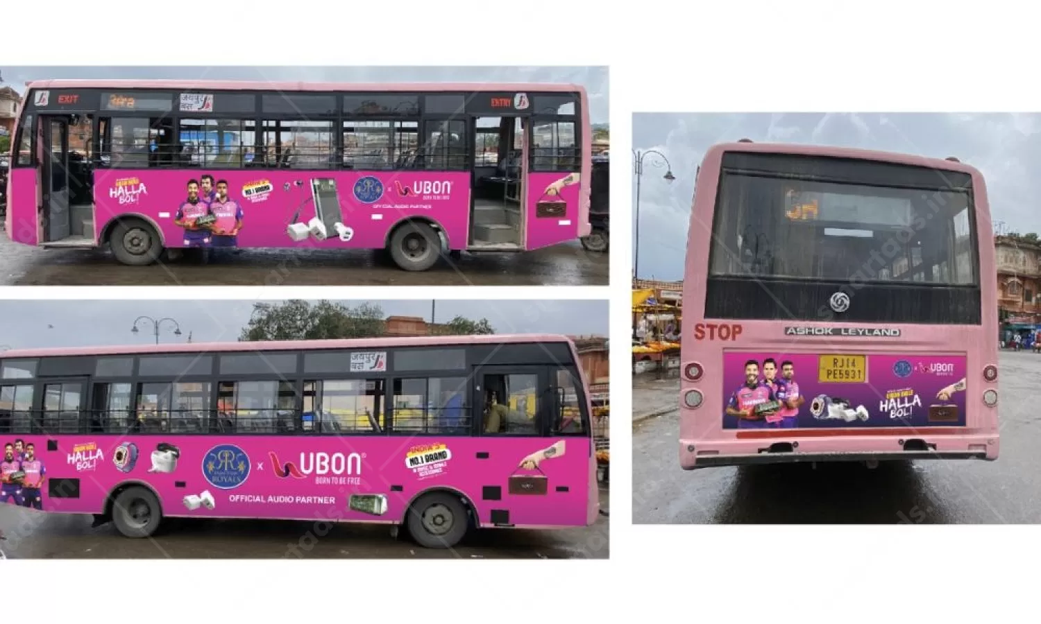 Non-Traditional Media Bus Advertising in Jaipur