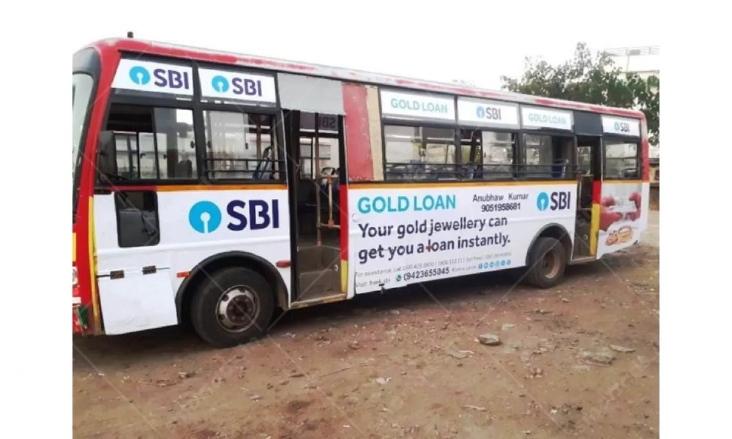 Non-Traditional Media Bus Advertising in Solapur