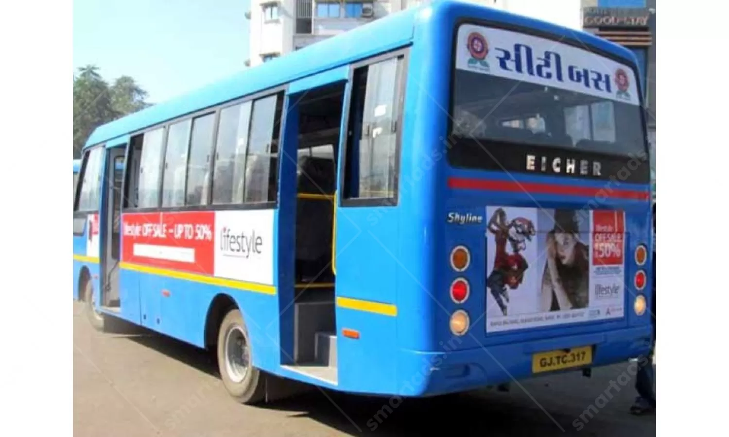 Non-Traditional Media Bus Advertising in Surat