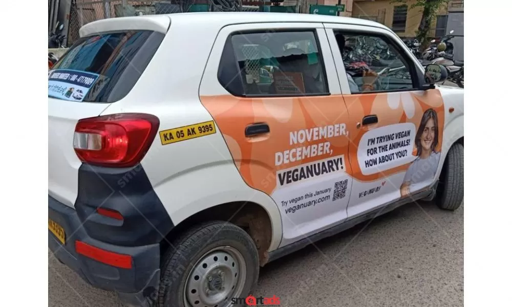Non-Traditional Media Cab Branding Advertising in Bangalore