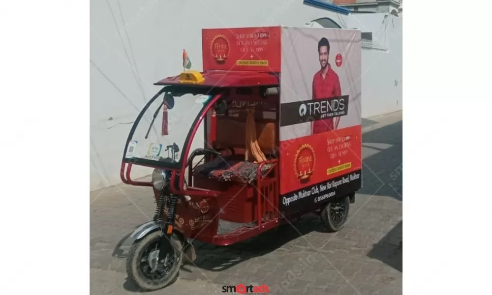 Non-Traditional Media E Rickshaw Advertising in Haryana