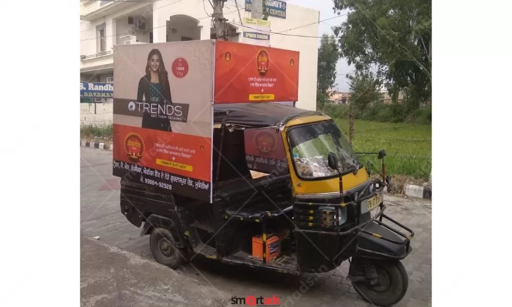 Non-Traditional Media E Rickshaw Advertising in Madhya Pradesh