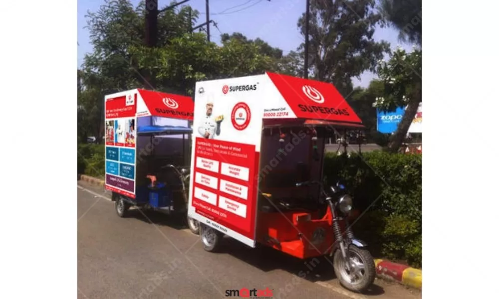 Non-Traditional Media E Rickshaw Advertising in Uttarakhand