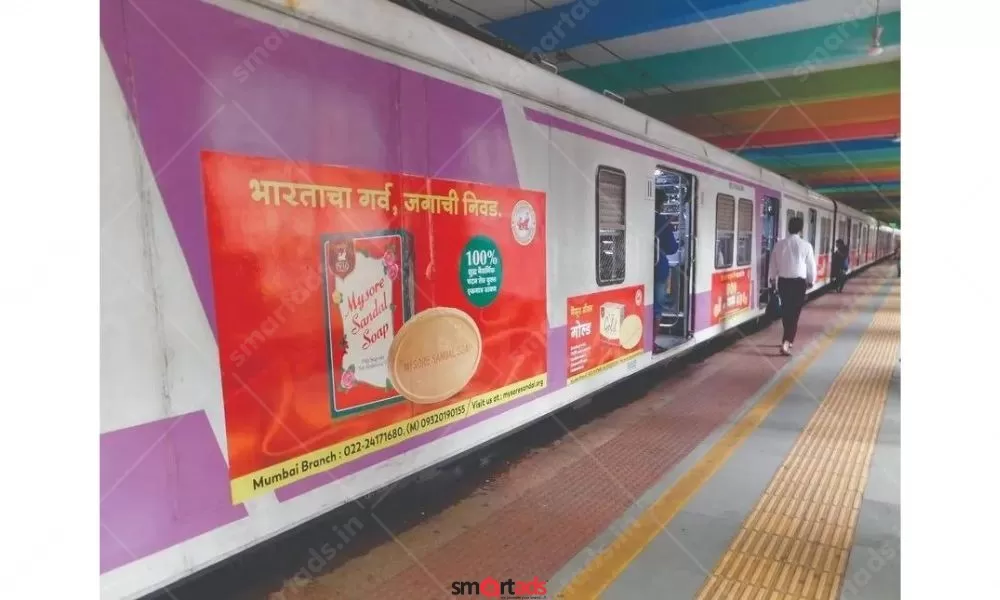 Non-Traditional Media Local Train Advertising in Ambattur