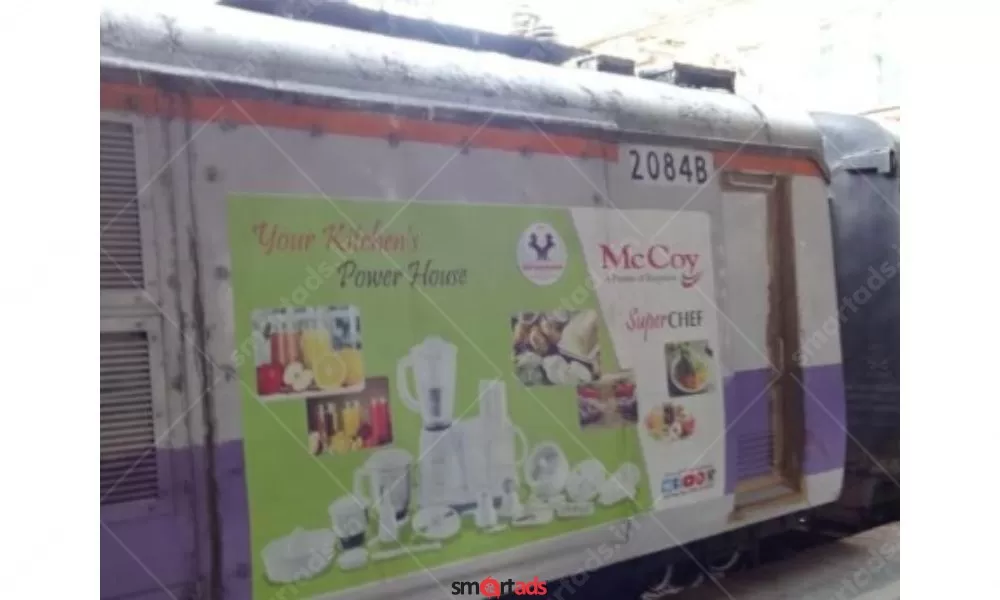 Non-Traditional Media Local Train Advertising in Delhi