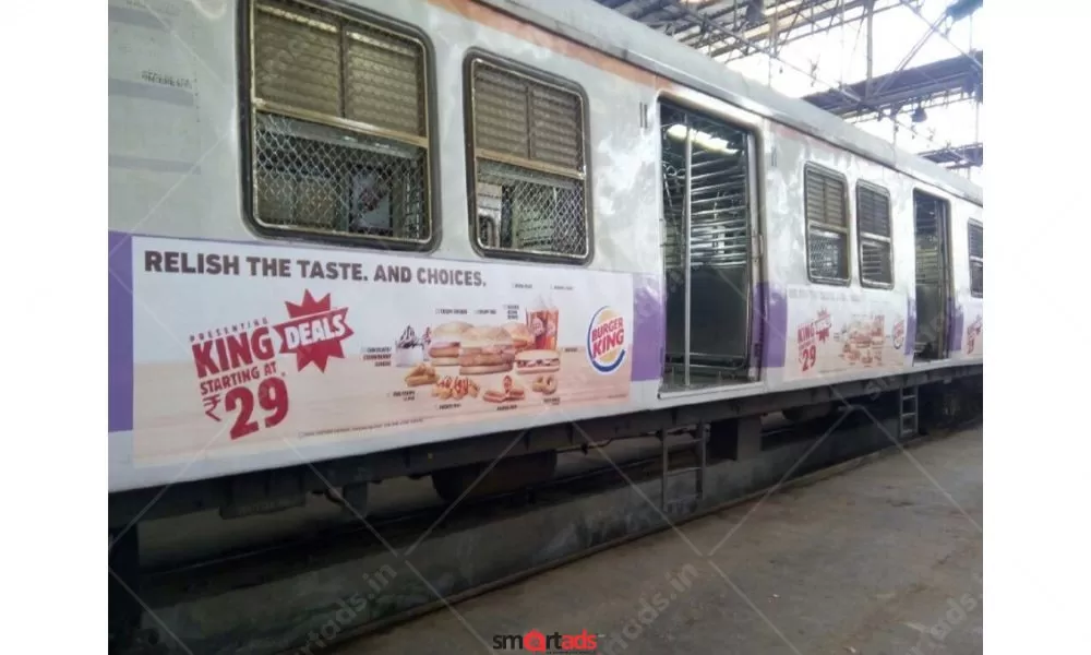 Non-Traditional Media Local Train Advertising in Kolkata