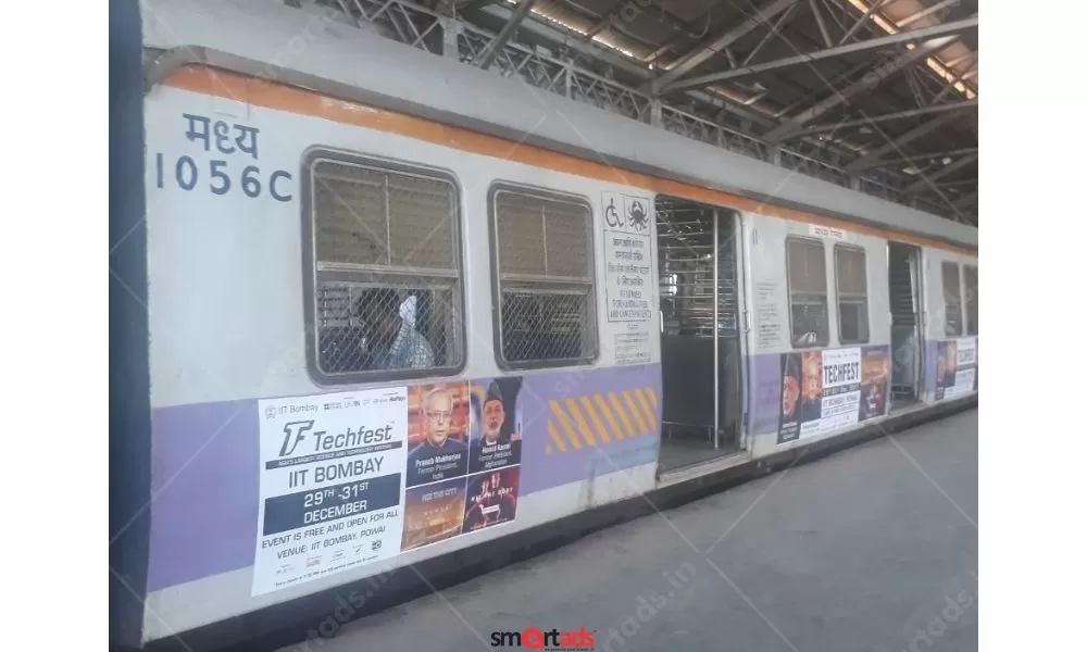 Non-Traditional Media Local Train Advertising in Mumbai Western Line