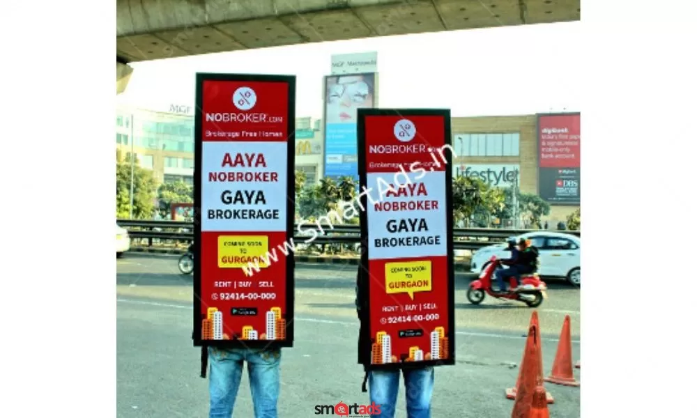 Non-Traditional Media Lookwalker Advertising in Mumbai