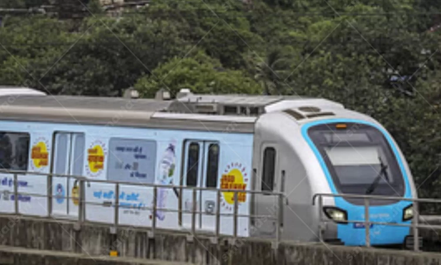 Non-Traditional Media Metro Train Advertising in Mumbai Blue Line