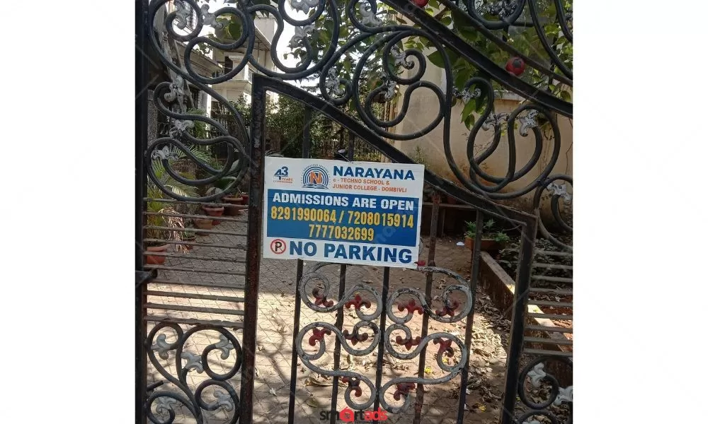 Non-Traditional Media No Parking Board Advertising in Bangalore