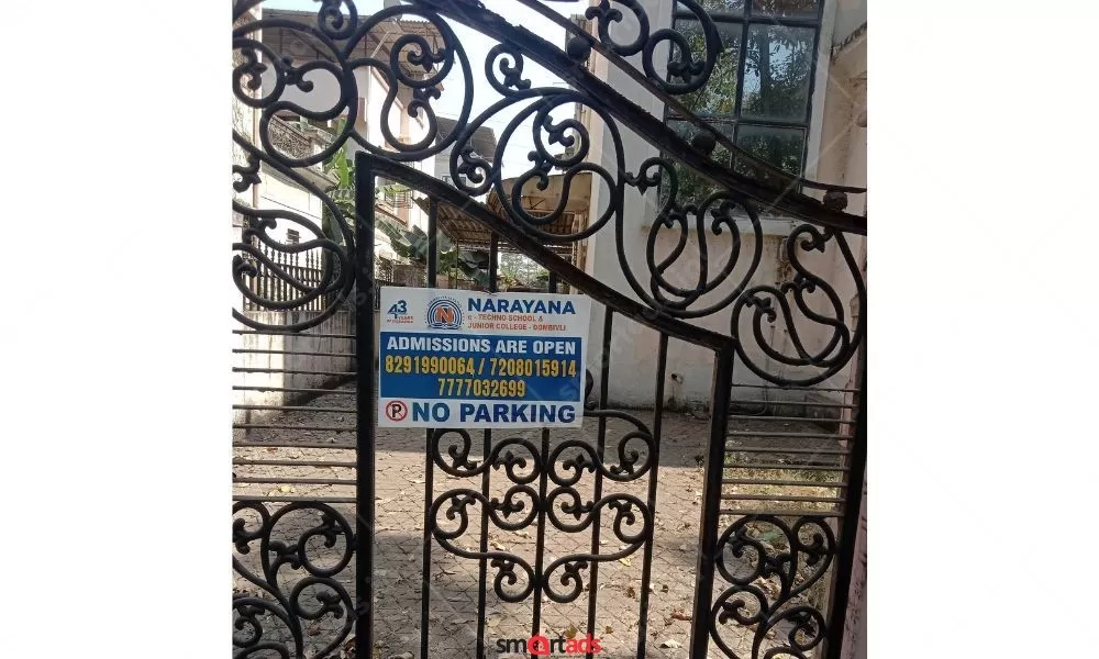 No Parking Board Advertising