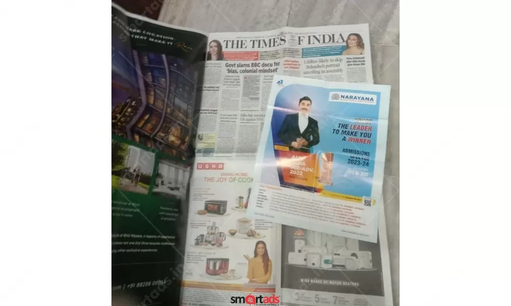 Non-Traditional Media Pamphlet Insertion Advertising in Ahmedabad
