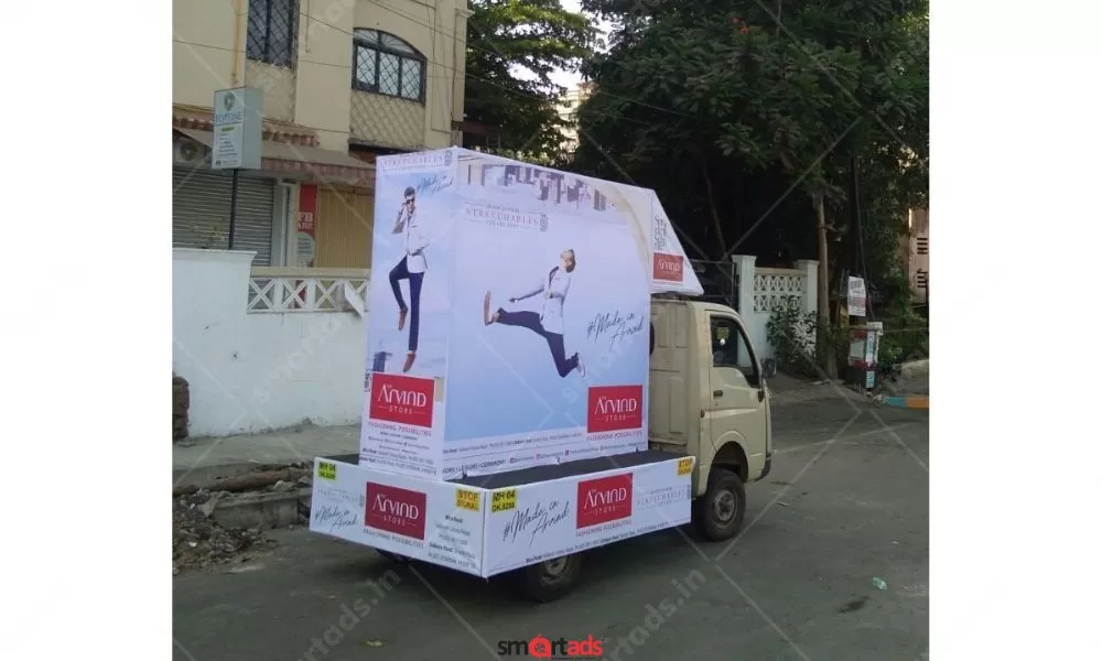 Non-Traditional Media Canter Activity Advertising in Jaipur