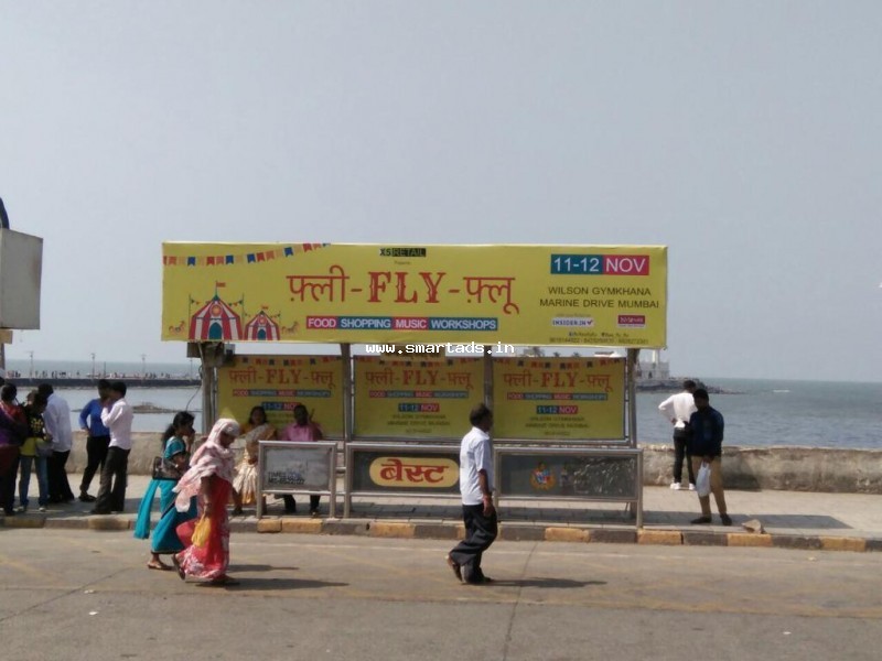 Outdoor Media Bus Shelter Advertising in Navi Mumbai